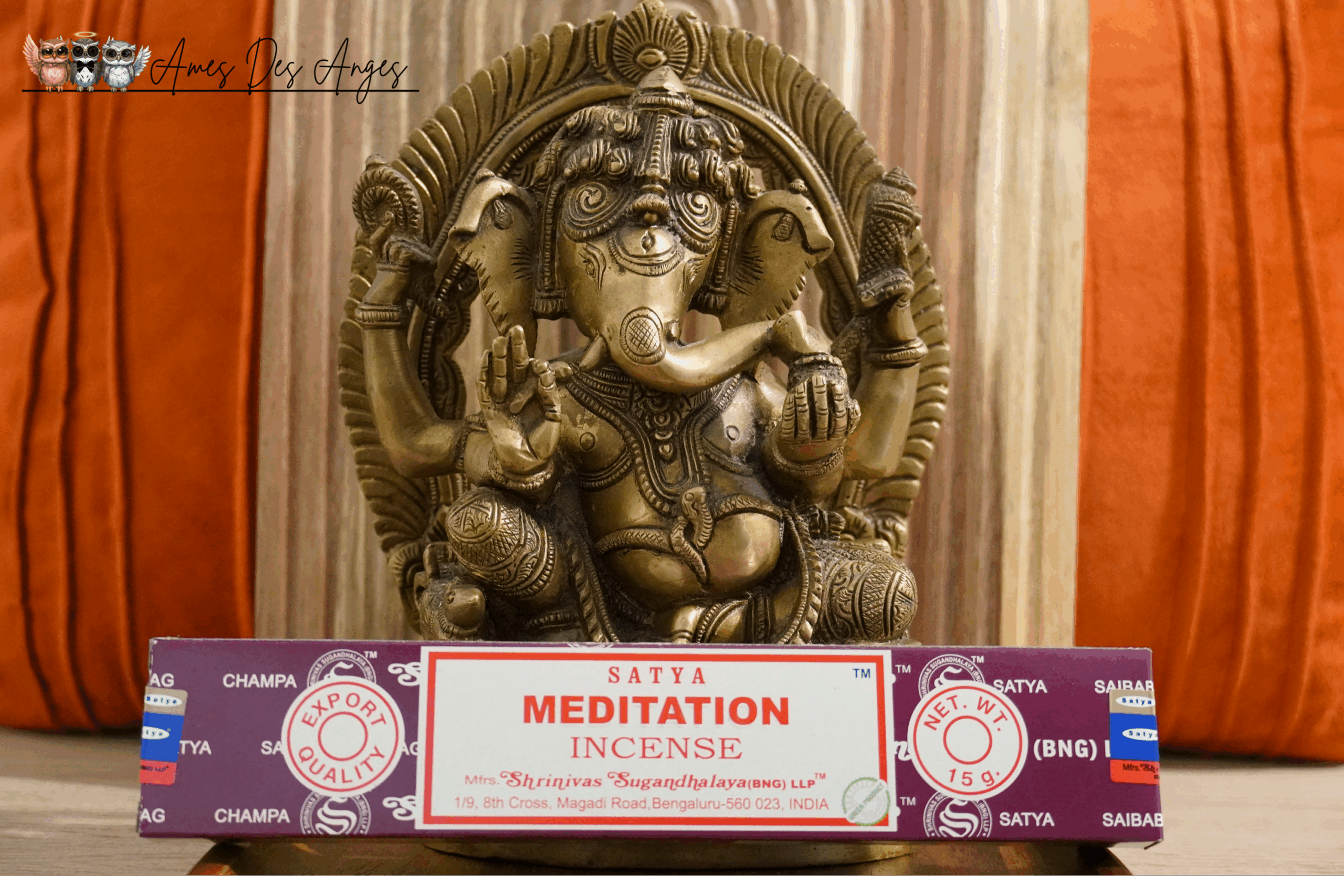 Satya Meditation encens, bâtonnets d'encens pour méditation et concentration