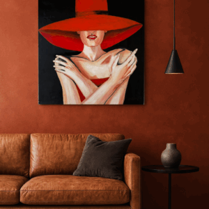 La femme au chapeau rouge