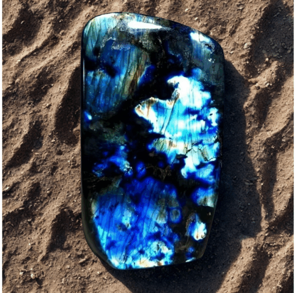Pierre de Labradorite – Bloc de 400 à 500 g