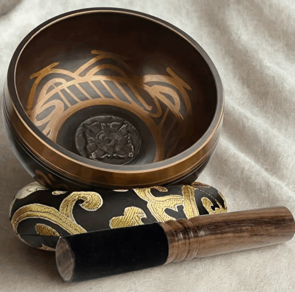 Bol Chantant Tibétain Martelé à la Main – 11,5 cm