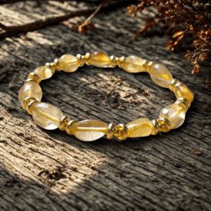 Bracelet en Citrine – Pierre de Joie et d’Abondance