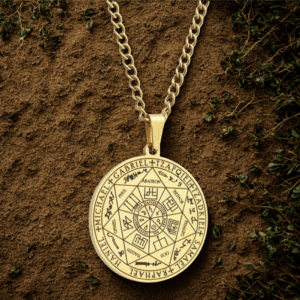 Collier des Sept Archanges – Acier Inoxydable doré