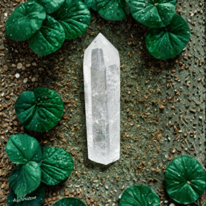 Pointe de Quartz Clair Naturel – 8 à 9 cm